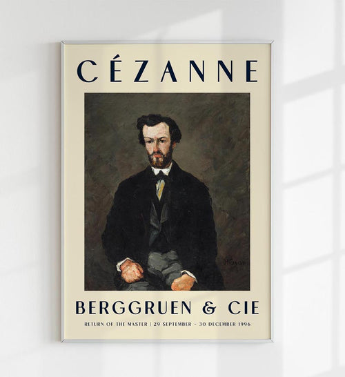 "Anthony Valabrègue" by Paul Cézanne Art Exhibition Poster