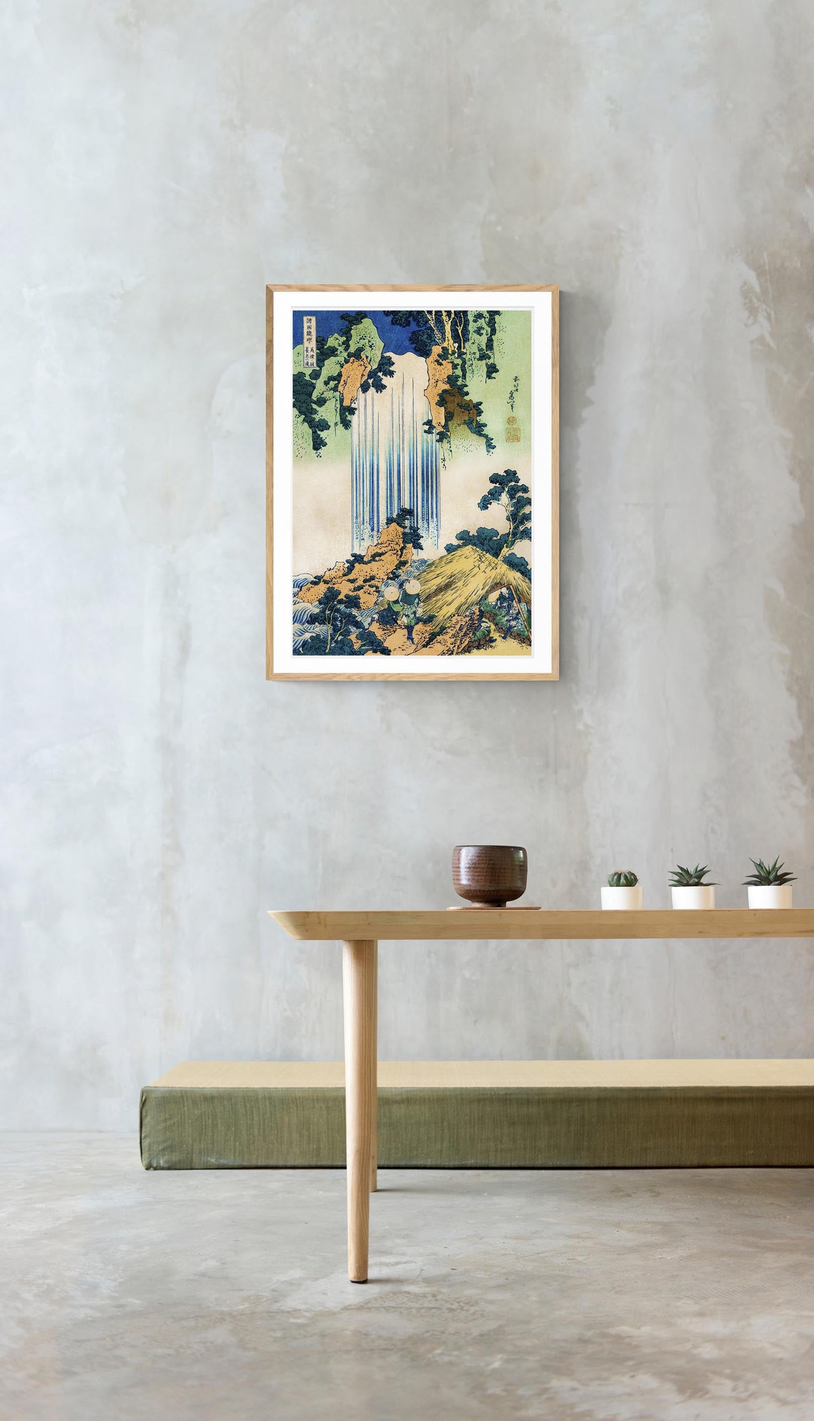 Yoro Waterfall by Hokusai Poster – Kuriosis Vintage Prints