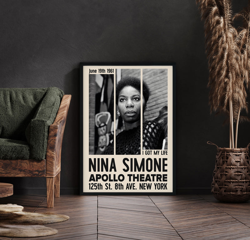 Nina Simone Jazzkonzert Poster