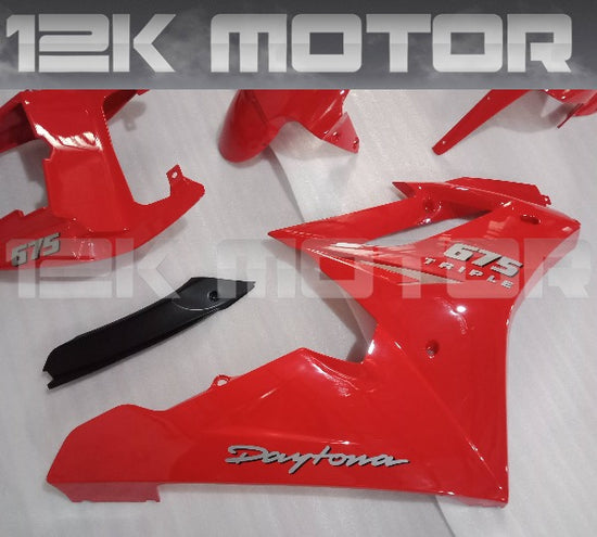 All Red Fairing Kit For Triumph Daytona 675R 2006 2007 2008