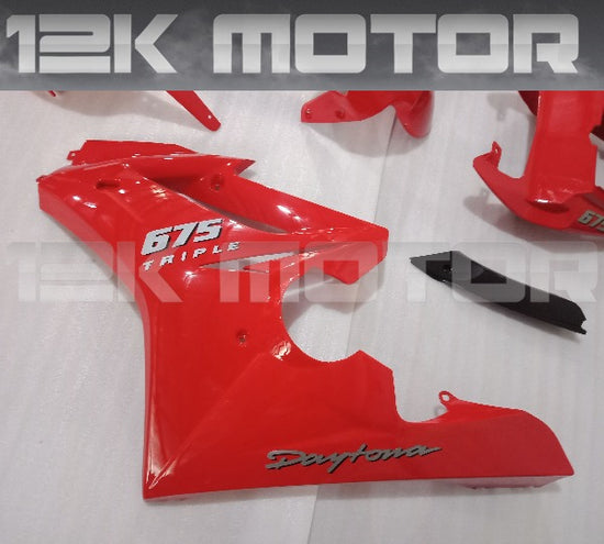 All Red Fairing Kit For Triumph Daytona 675R 2006 2007 2008