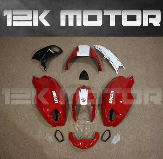 Ducati Monster 659 696 795 796 1100 Fairing Kit Red Color