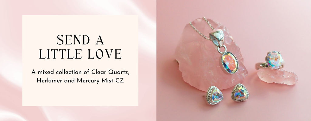 Shop a collection of Quartz, Herkimer and Mercury Mist CZ from the Valentine's Shop by Charles Albert Jewelry