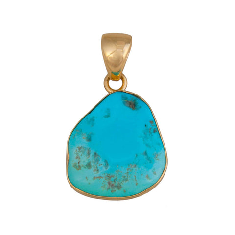 Blue jewelry pendant