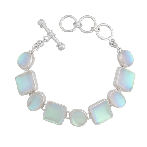 Multi-shape gemstone necklace