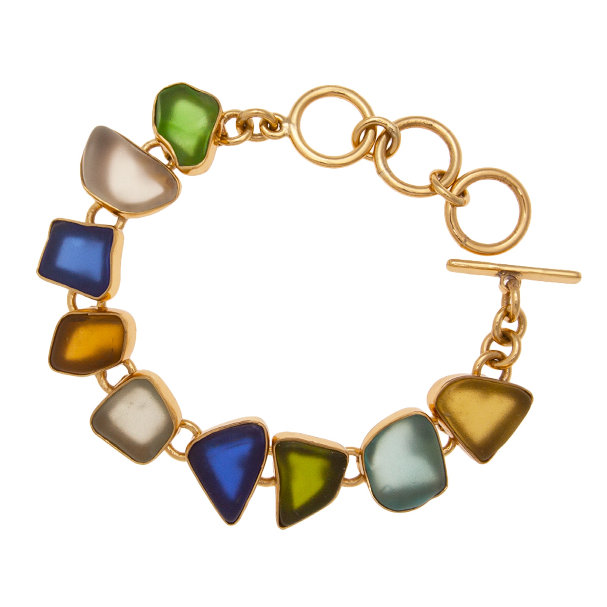 Alchemia Multi Color Recycled Glass Bracelet | Charles Albert Jewelry ...
