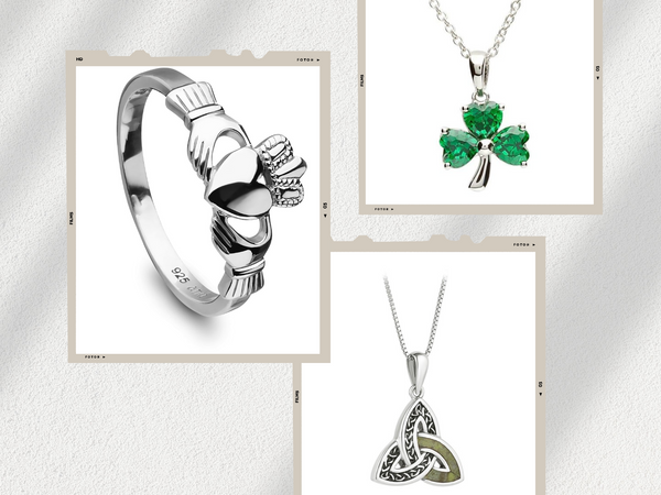 Shamrock, Trinity Knot , and Claddagh Image