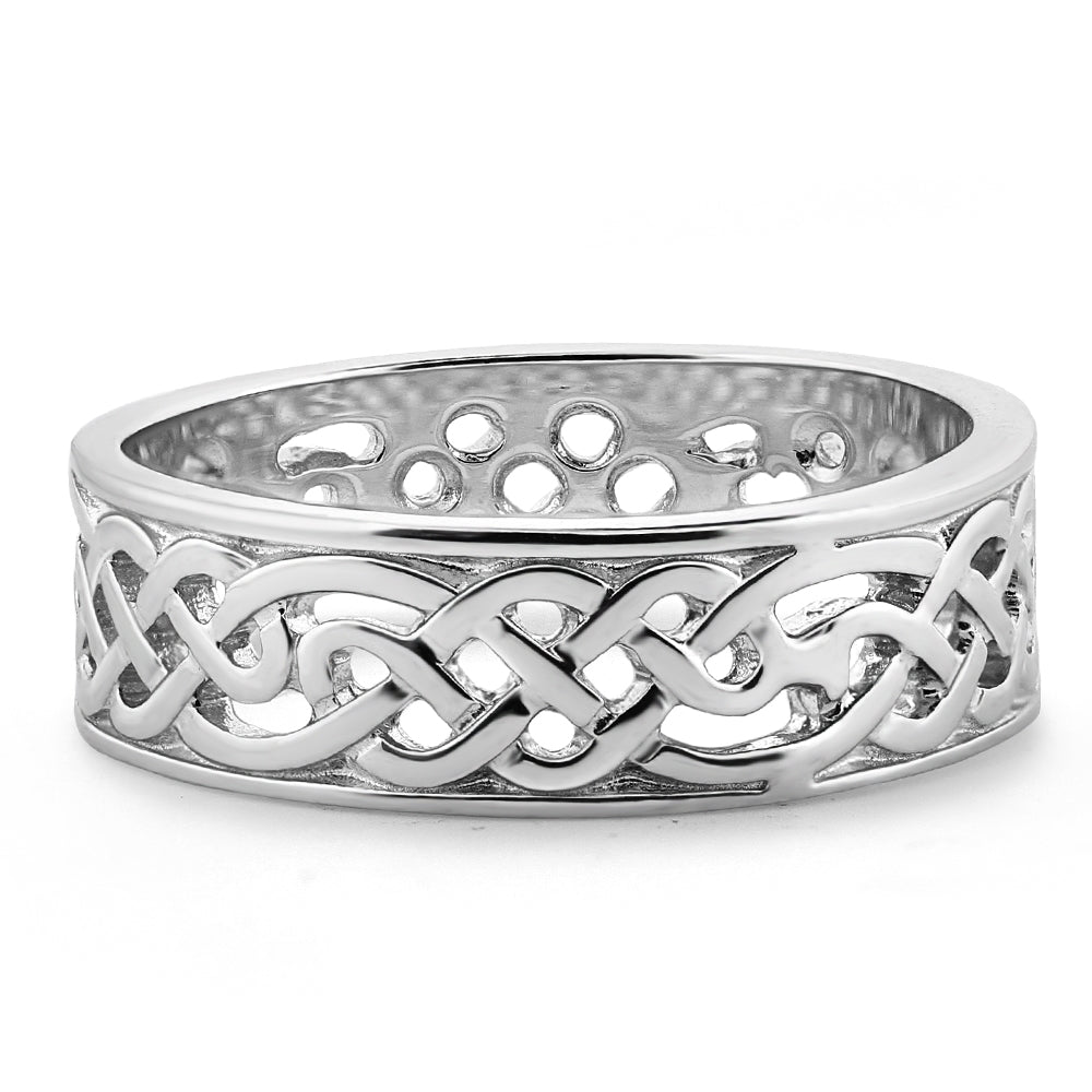Retried Men's Celtic Wedding Rings MS-WED94– CladdaghRING.com