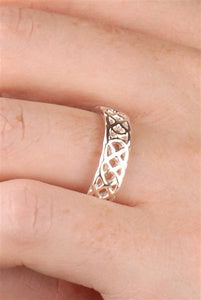 Celtic Wedding Rings WED174 ZOOM
