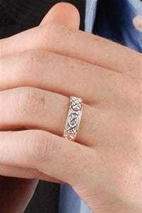 Celtic Wedding Rings WED84 ZOOM