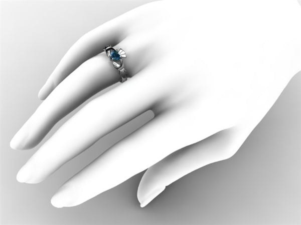 Claddagh Ring SUE-LBT-WHITE on hand