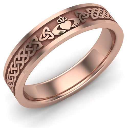 Claddagh Wedding Ring UCL1-14R5MFLAT