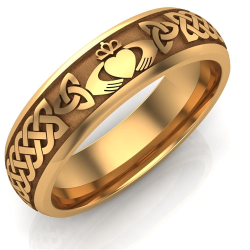 Claddagh Wedding Ring UCL1-14Y6M