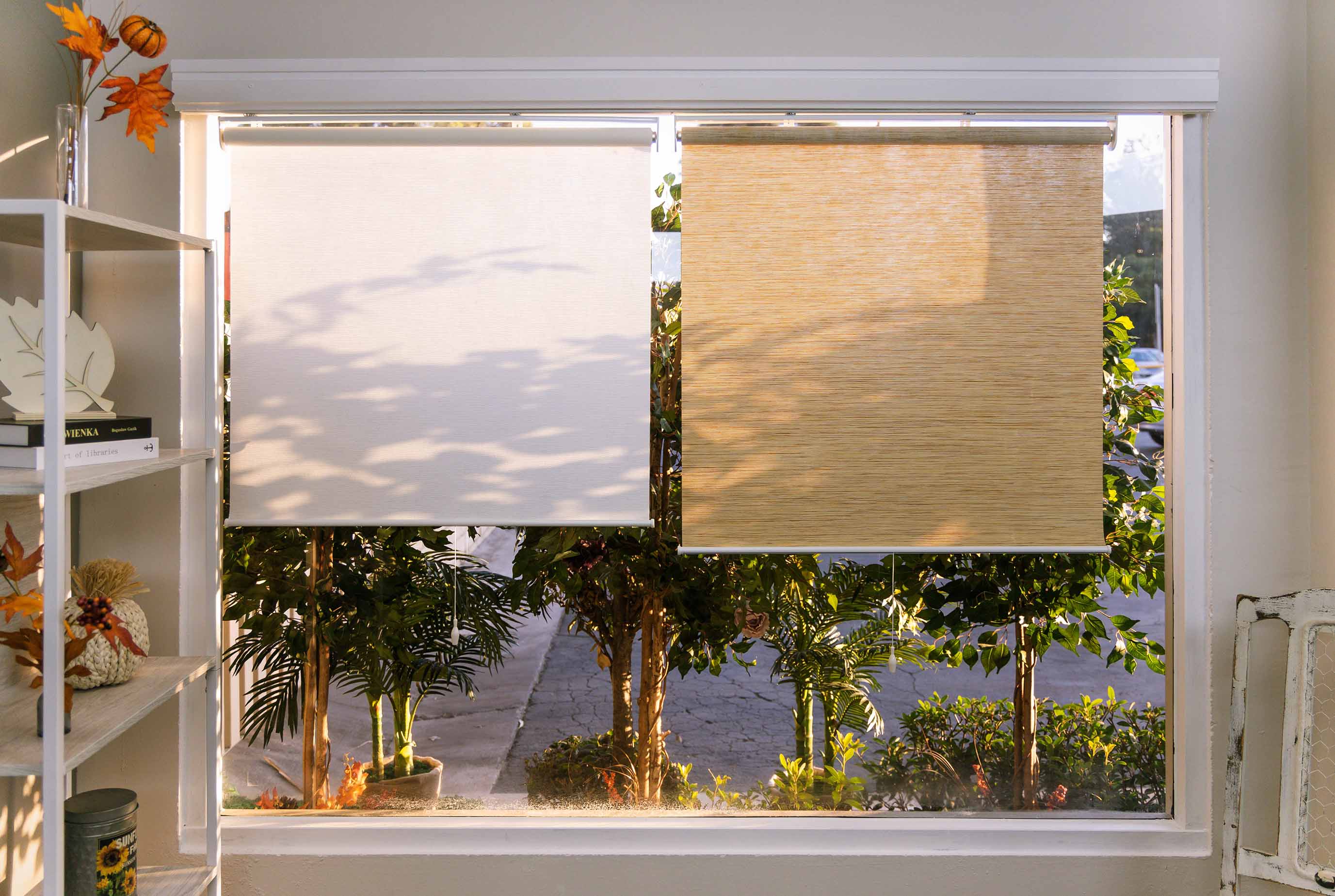  CHICOLOGY Roller Window Shades , Window Blinds , Window Shades  for Home , Roller Shades , Window Treatments , Window Blinds Cordless ,  Door Blinds , Urban Grey (Light Filtering), 27W X