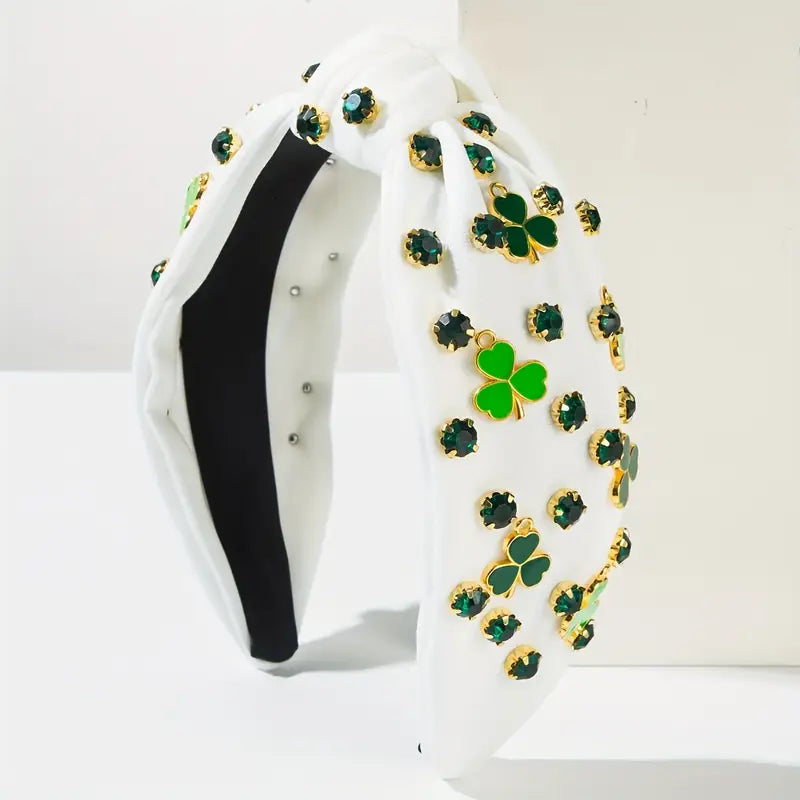 Saint Patty Rhinestone Headband