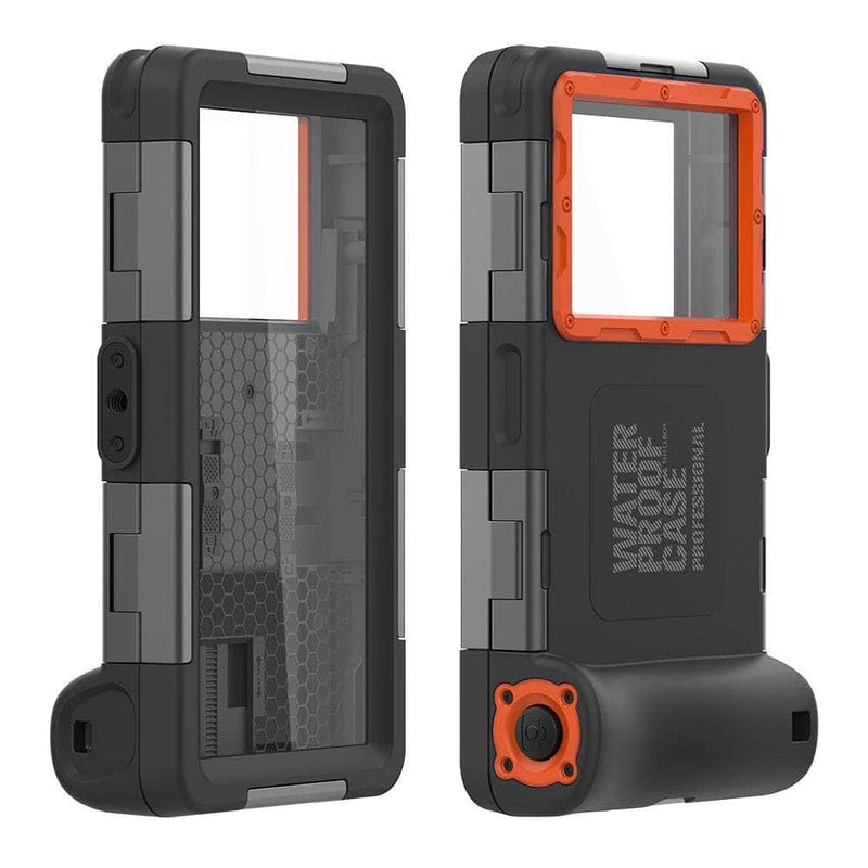 Casebuddy Black Orange / For iPhone 14 iPhone 14 Professional Diving Waterproof Case