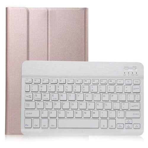 Leather Wireless Bluetooth Keyboard Samsung Galaxy Tab A 8.0 2019 S-Pen SM-T290 SM-T295 Case - CaseBuddy