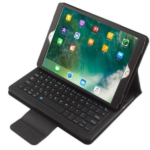 Removable Wireless Bluetooth Keyboard Leather Look Case iPad Air 3 2019 - CaseBuddy