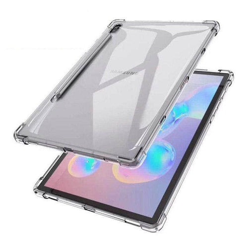 Silicon Galaxy Tab S7 S7 Plus 2020 T870 T875 T970 T975 Clear Transparent Back Cover - CaseBuddy