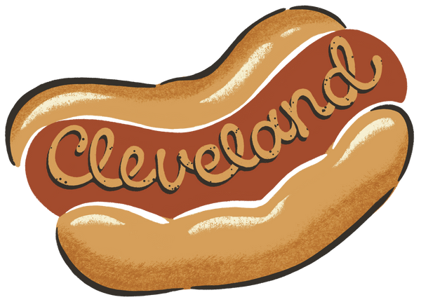 Cleveland Mustard Hot Dog