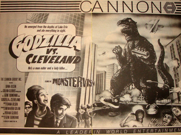 Godzilla vs Cleveland Ad