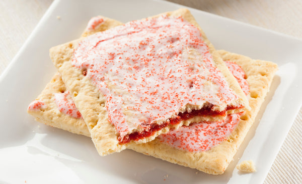 Pop-Tarts on Plate