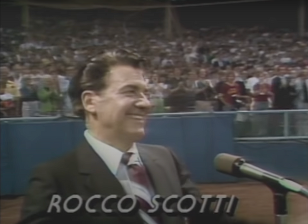 Rocco Scotti National Anthem at 1981 All-Star Game