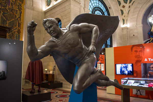 Superman Statue at Cleveland Public Library