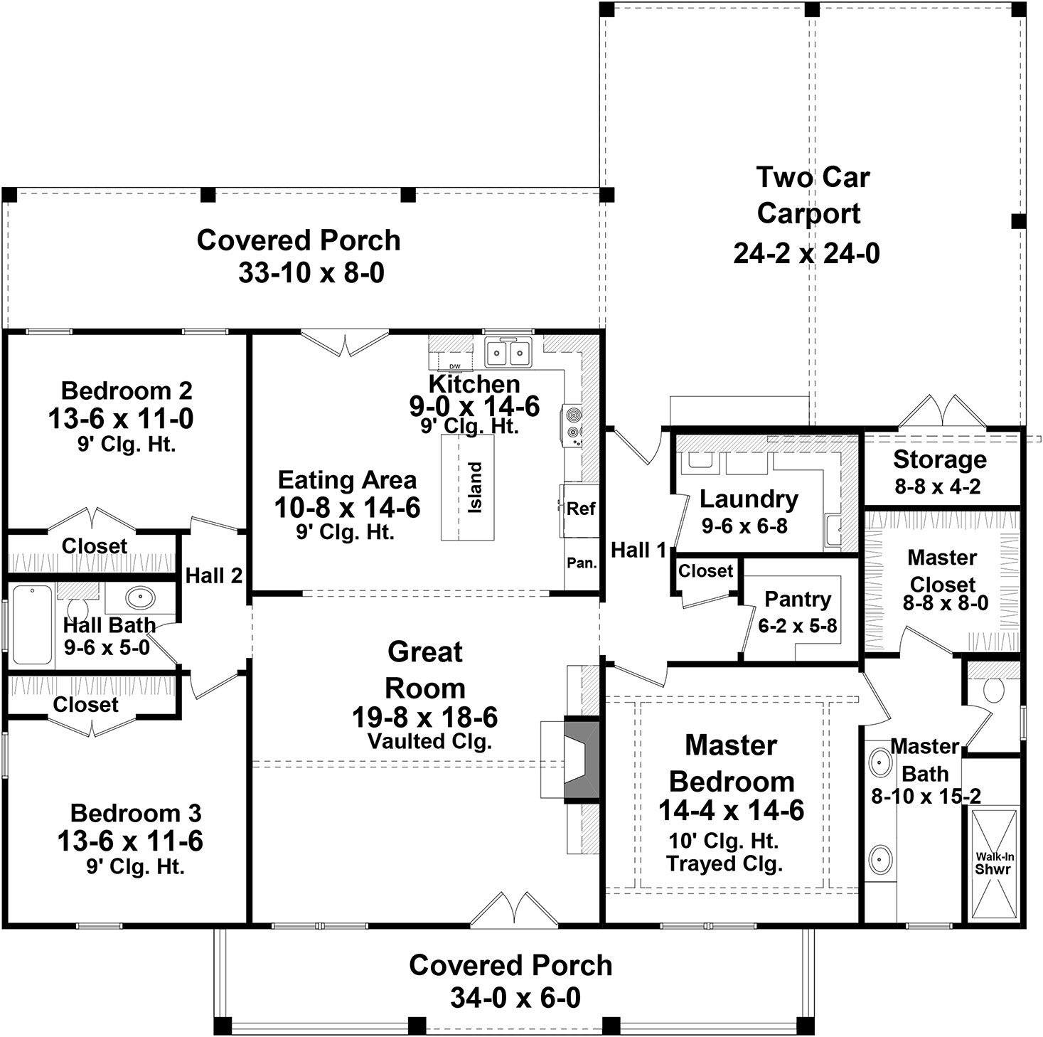 Hpg 1 The Red Oak House Plans