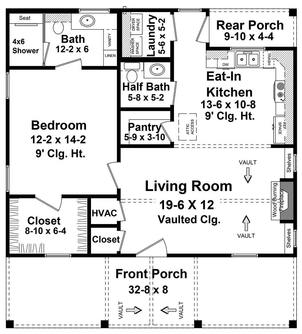 Hpg 872 The Red Oak House Plans