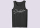 Stockholm cursive - Tank Sleeveless T-shirt 2 colors available