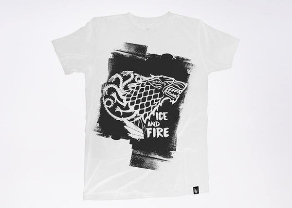 Ice and Fire Game of thrones - Playera 2 colores disponible - Ecart
