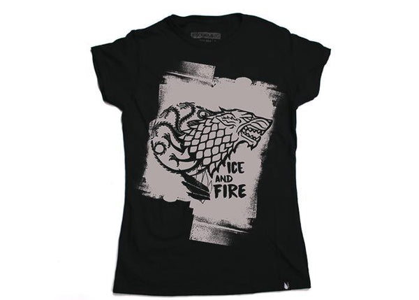 Ice and Fire Game of thrones - Playera 2 colores disponible - Ecart