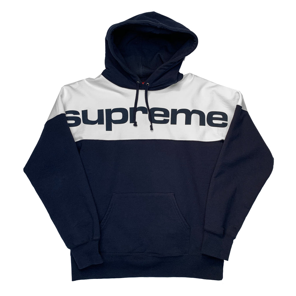 supreme blocked hoodie
