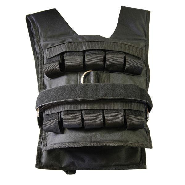 PRISP Adjustable Weighted Training Vest - 20kg Weight Vest for