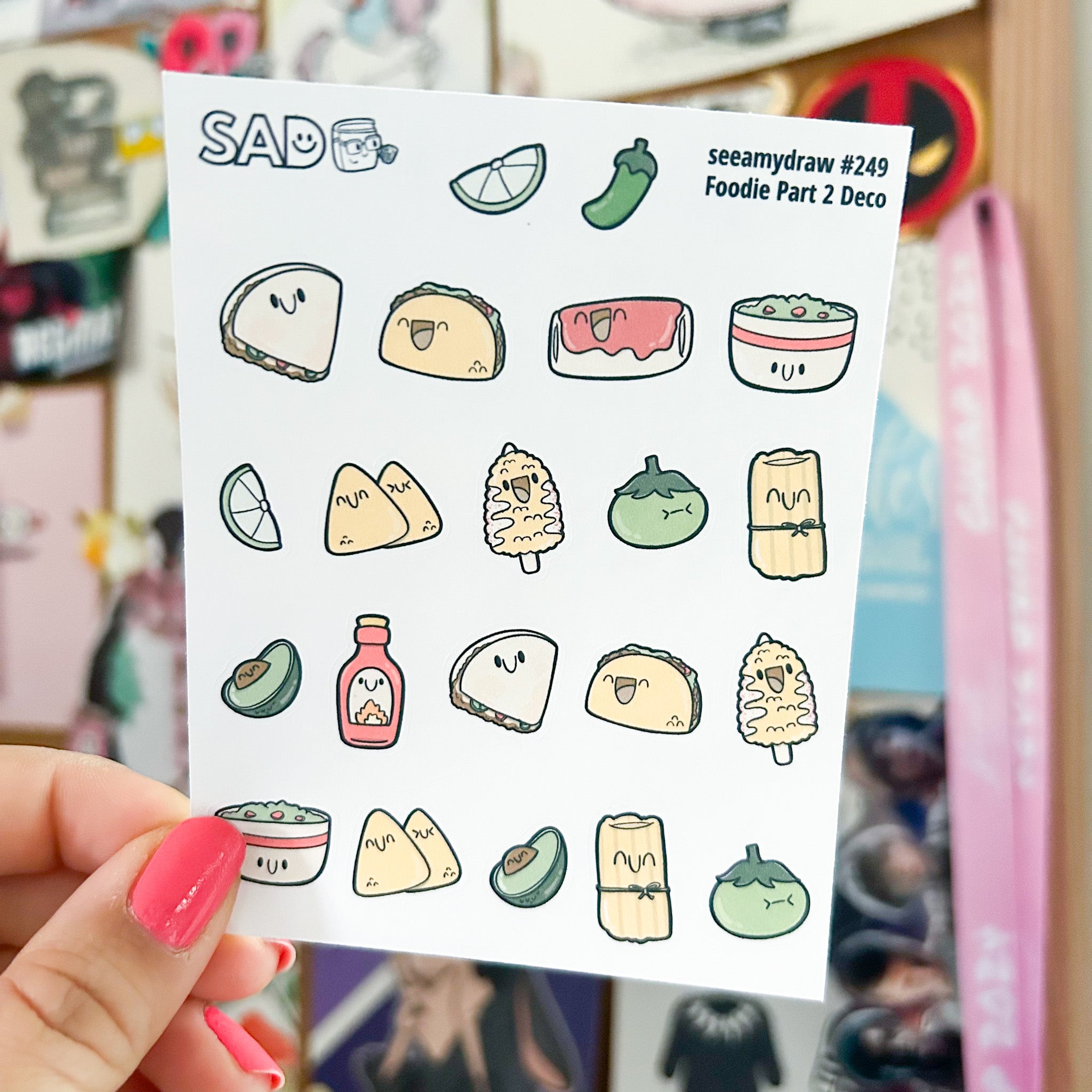 249 Foodie Part 2 Deco | Regular Matte or Clear Matte