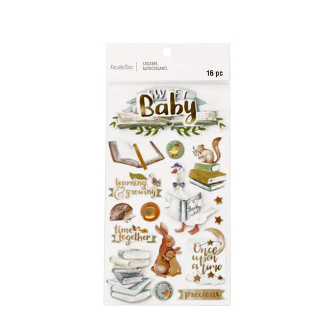 Baby Things, yellow, Baby 3-D scrapbook stickers (Paper Bliss)