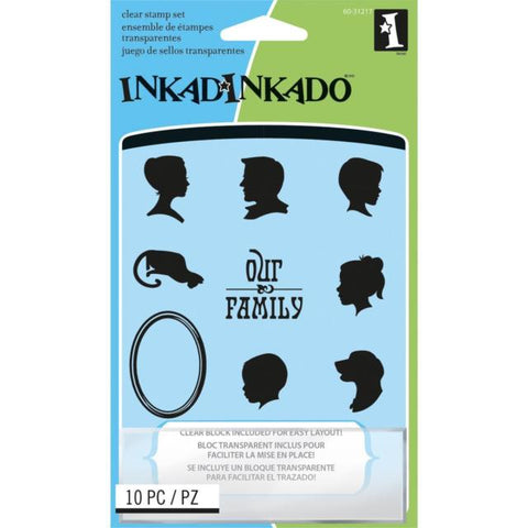 Inkadinkado Clear Acrylic Block-Extra Large