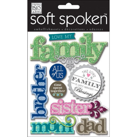 Soft Spoken ZOO 3D Stickers New Scrapbooking Crafts