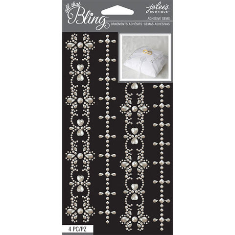 Jolee's Boutique All That Bling Adhesive Gems 24/Pkg-Black