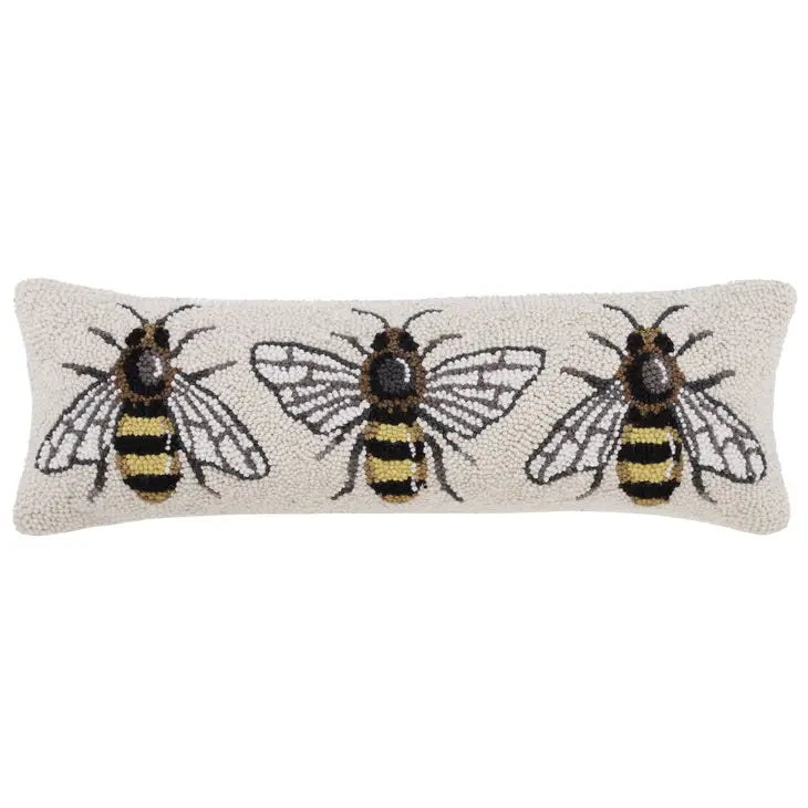 Bee Throw Pillow, Small Hook Pillow