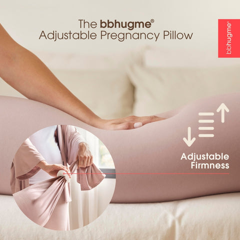 bbhugme pregnancy pillow adjustable firmness