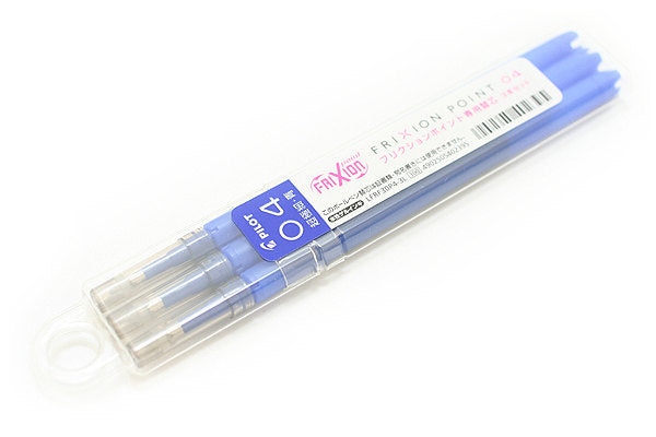schetsen Refrein Onverschilligheid Japan Pilot LFRF30P4 Erasable Gel Ink Point Pen Refill 0.4 mm Blue Pac –  Jpkrhk Pen Shop