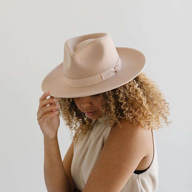 GIGI PIP  Maude Pencil Brim Off White Fedora Hat – Vanilla Fringe Boutique