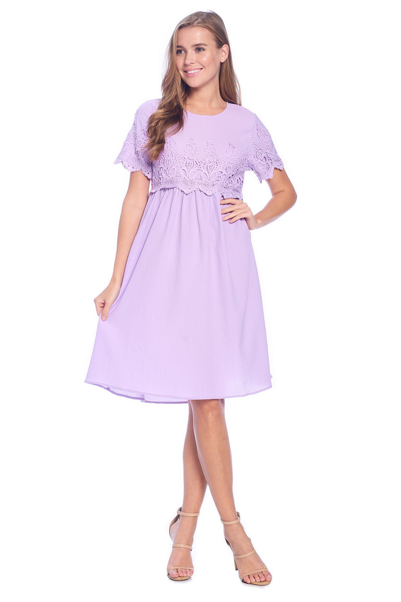 lavender dresses modest