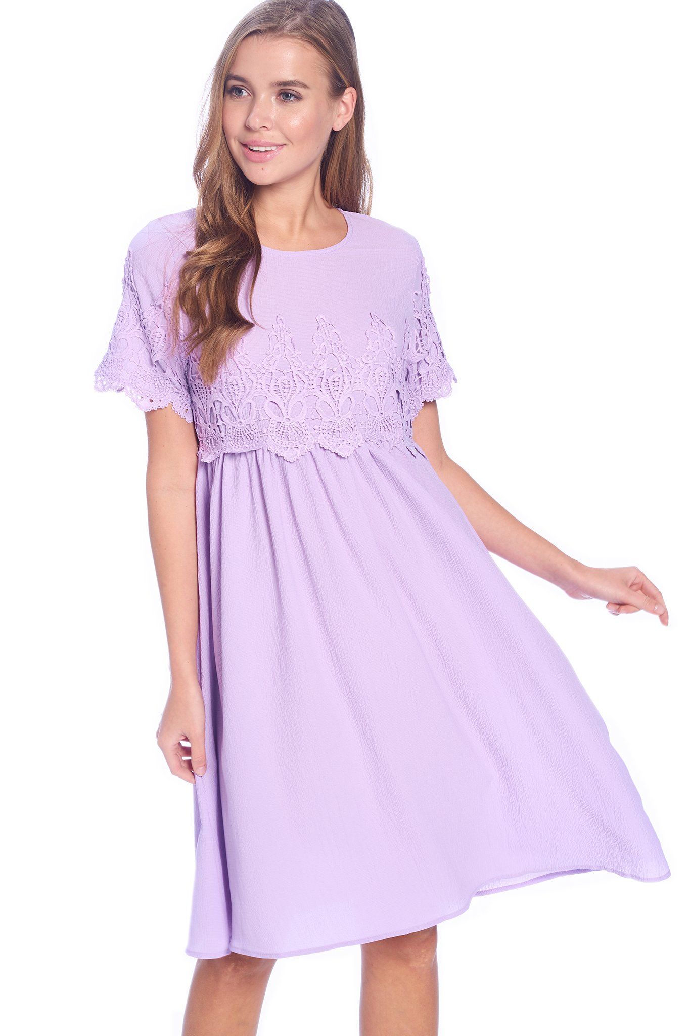 lavender dresses modest