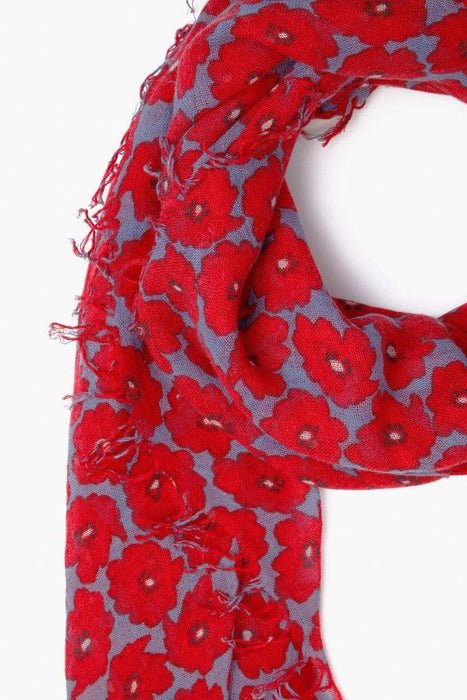 floral cashmere scarf