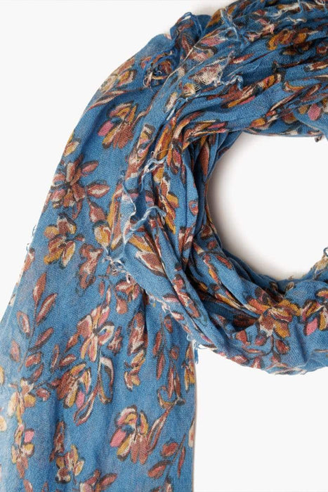 floral cashmere scarf