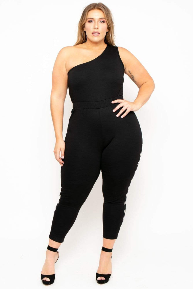 Amberlyn Grommet Jumpsuit - Black — CoEdition