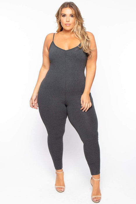 Essential Catsuit - Charcoal — CoEdition